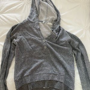 Splendid aritzia never worn grey hoodie